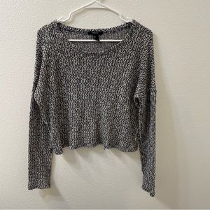 Forever 21 knit sweater gray large